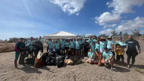 Limpieza fondos marinos