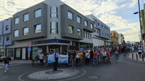 manifestación por el agua