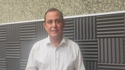 Blas Acosta en la radio