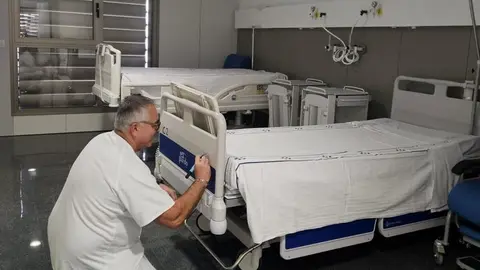 Camas en las nuevas instalaciones