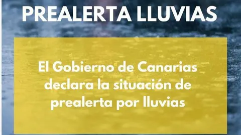 Prealerta lluvias