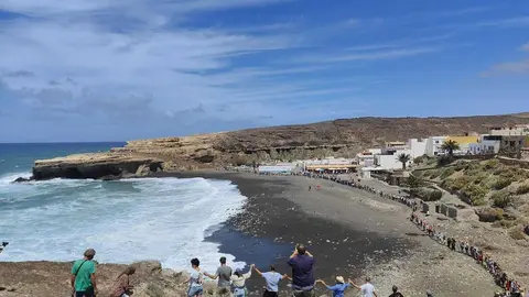 Cadena Humana en Ajuy