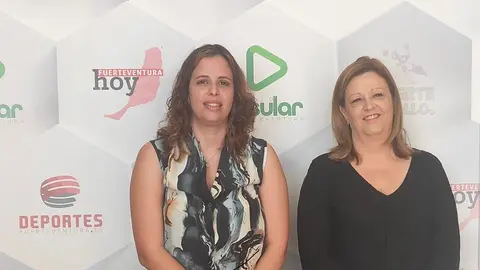 Tacoremi Gutiérrez y Daniela Plotegher