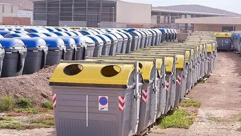 contenedores de reciclaje del Cabildo de Fuerteventura
