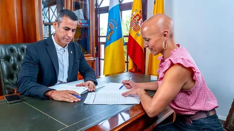 Isai blanco y Gleiber Carreño