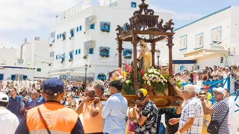 Procesión Virgen del Carmen en Corralejo