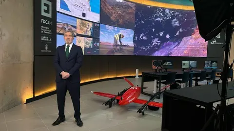 Fernando Clavijo en el Parque Tecnológico de Fuerteventura