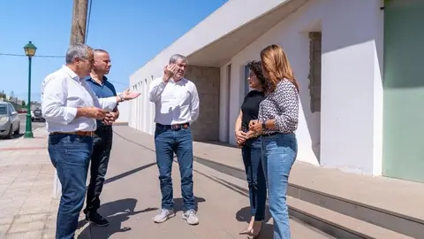 Fernando Clavijo en la EScuela Infantil de Antigua