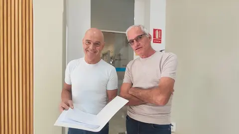 Miguel Socorro y Gregorio Benítez