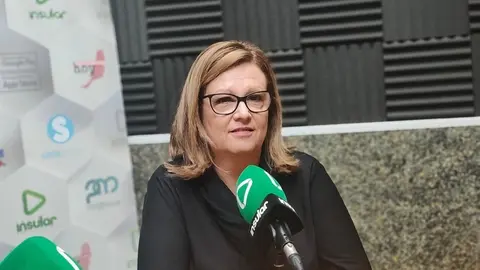 Daniela Plotegher en Radio Insular