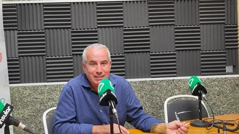 MArio Cabrera durante la entrevista en La Voz de Fuerteventura
