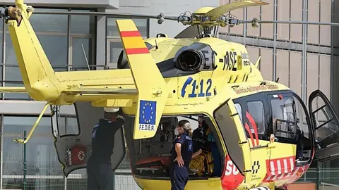 helicoptero de sanidad