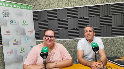 Candelaria Umpierrez y Jonathan Peña