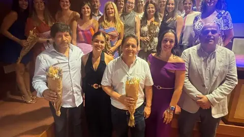 Foto de familia en el acto