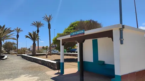 Parada de guaguas en El Matorral