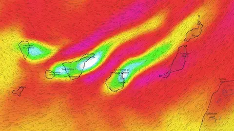 AEMET mantiene avisos por viento y lluvias débiles en Fuerteventura tras el paso de la borrasca Francis