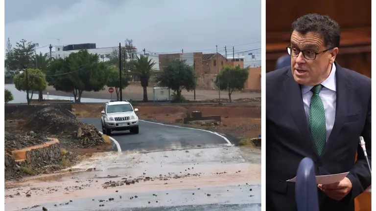 Manuel Miranda: "La borrasca Claudia, en general en toda Canarias, ha sido muy beneficiosa"