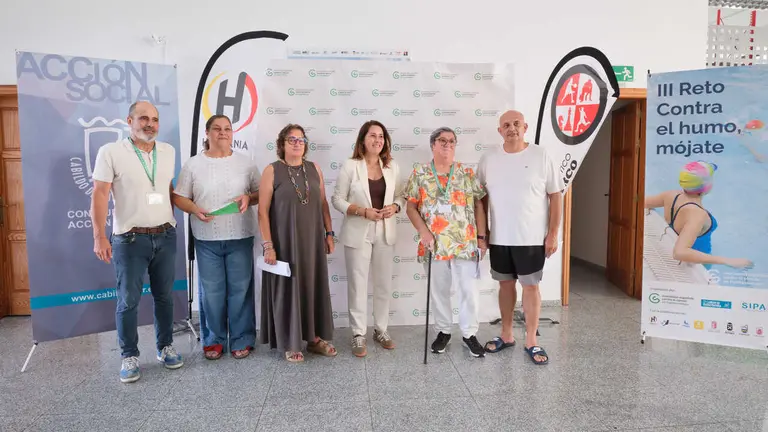 Fuerteventura se suma al tercer reto “Contra el Humo, Mójate” para promover una vida libre de tabaco