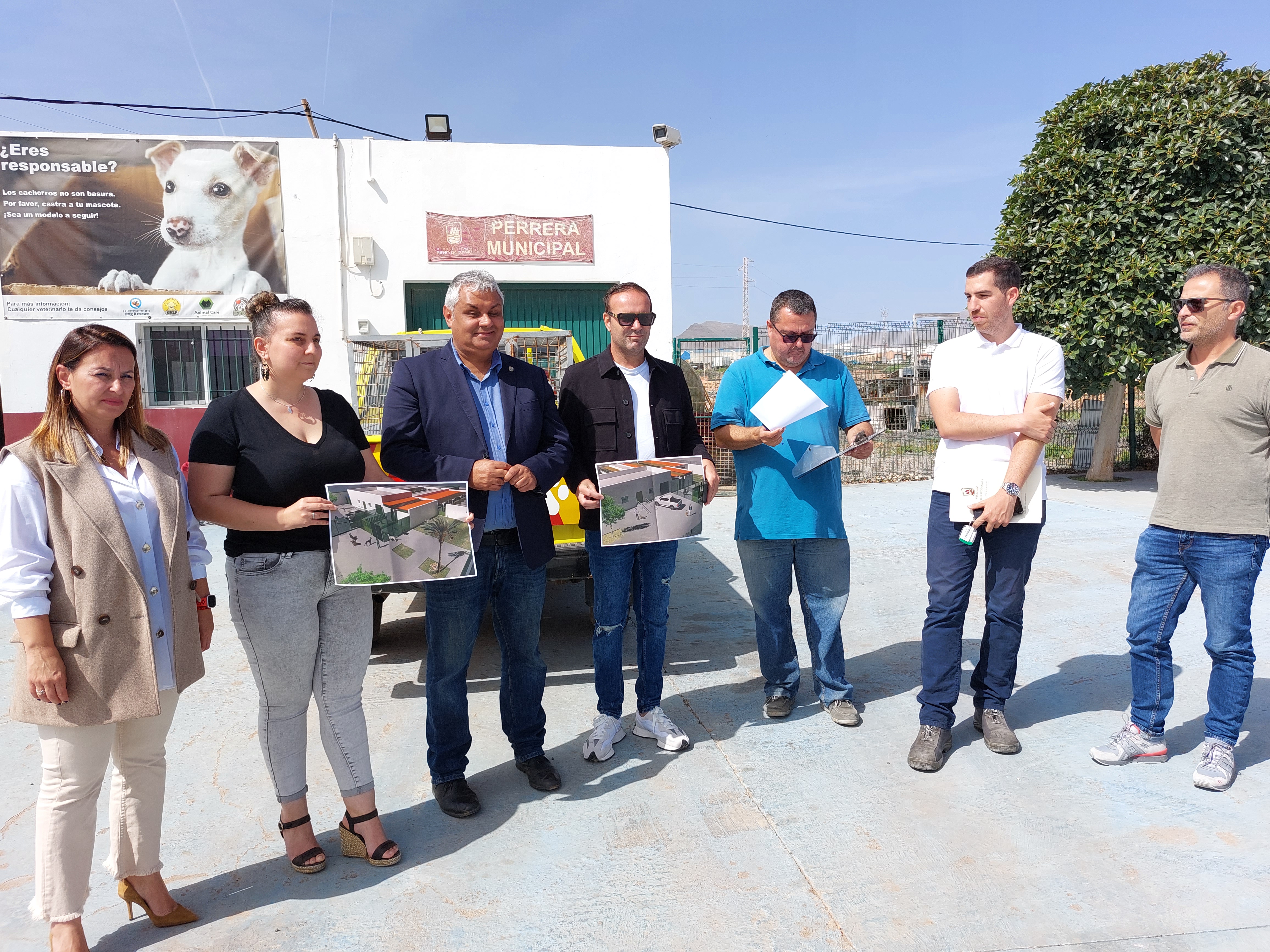 IMAGEN FIRMA INICIO OBRAS AMPLIACIÓN PERRERA MUNICIPAL