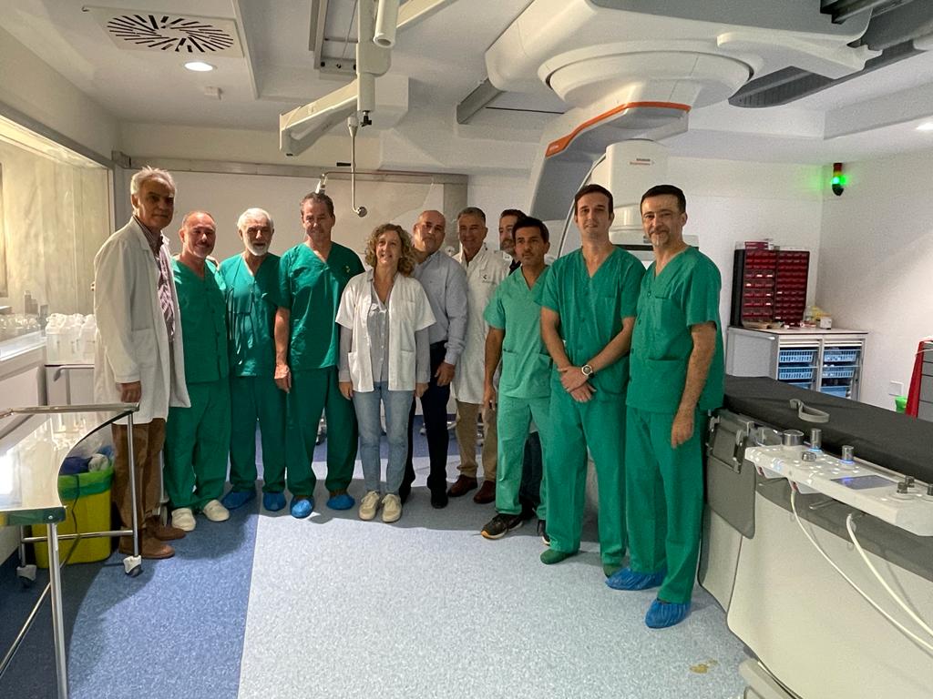 Miembros de la unidad de Hemodinámica