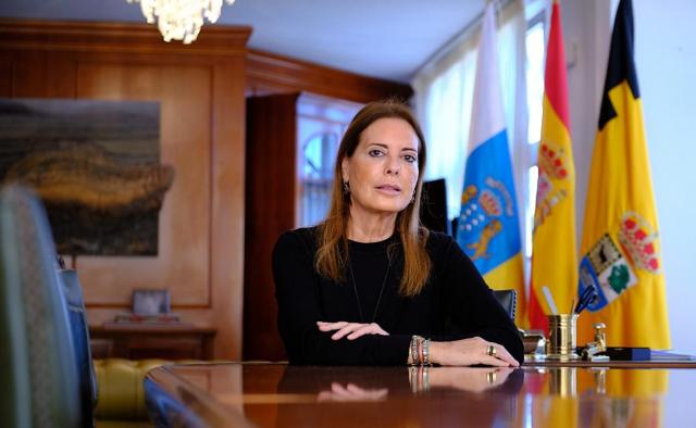 Pilar González Segura, en su etapa de alcaldesa