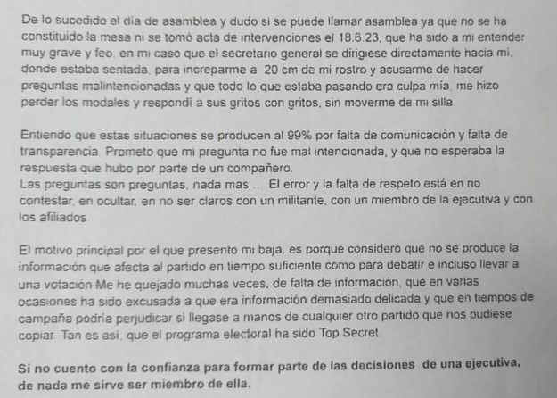 CARTA DE EVA BARROS