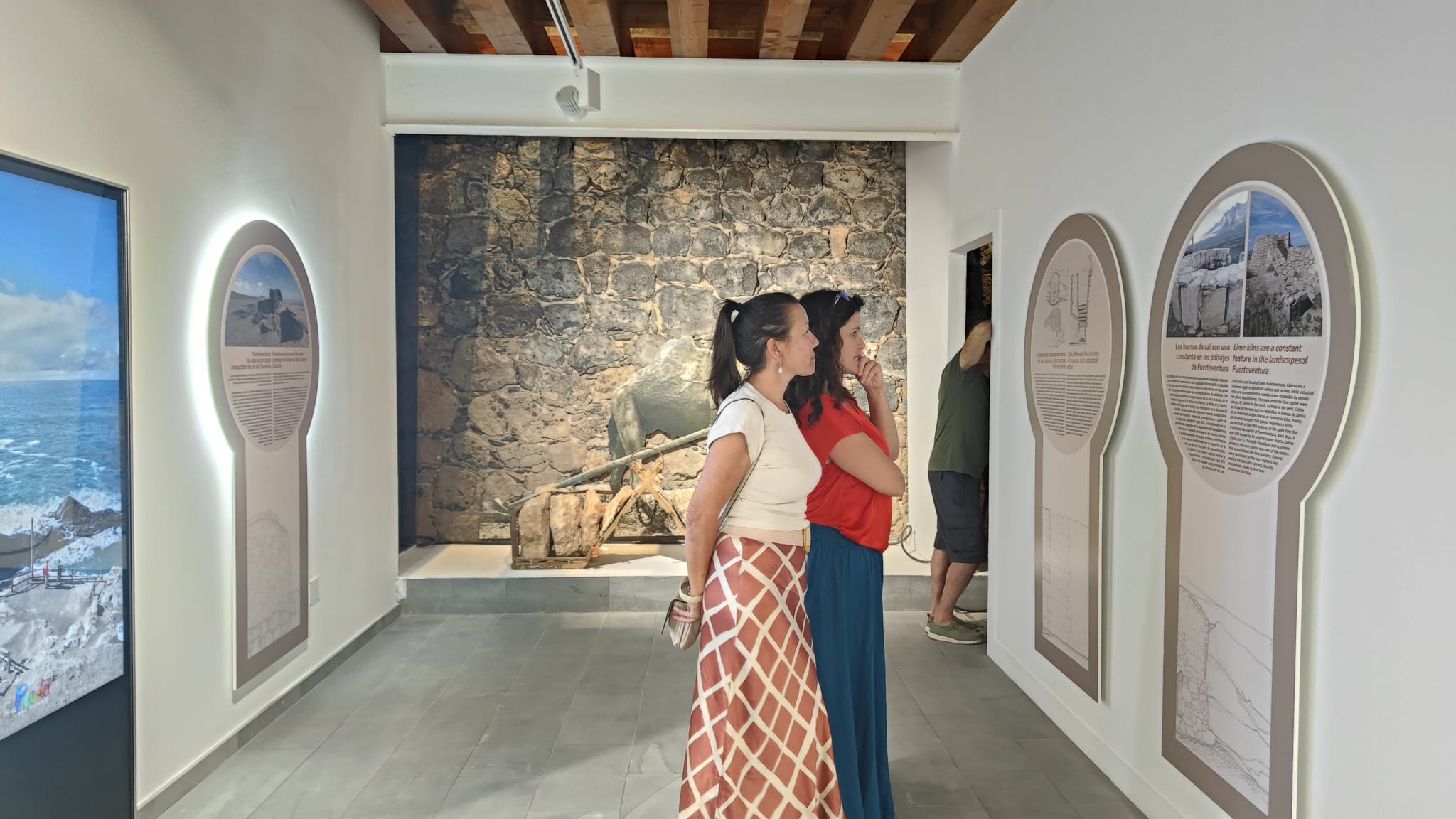 Visitantes en el Centro de Interpretación