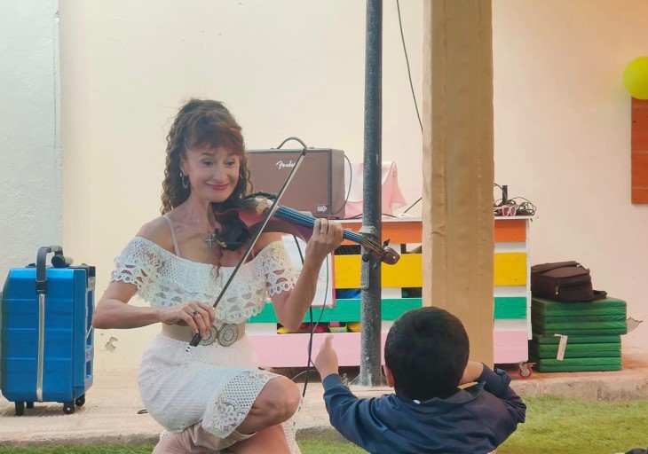 Marilina y niño