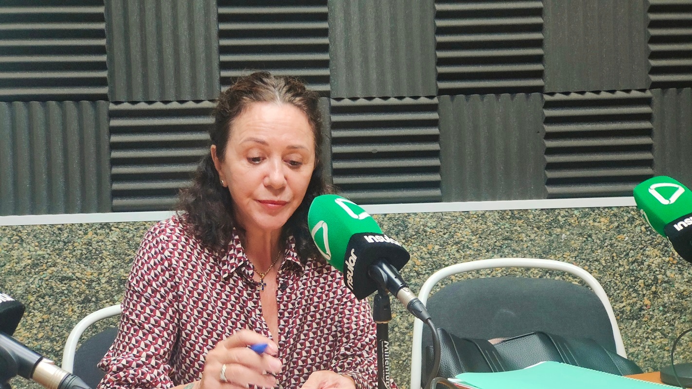 Toñi en la entrevista