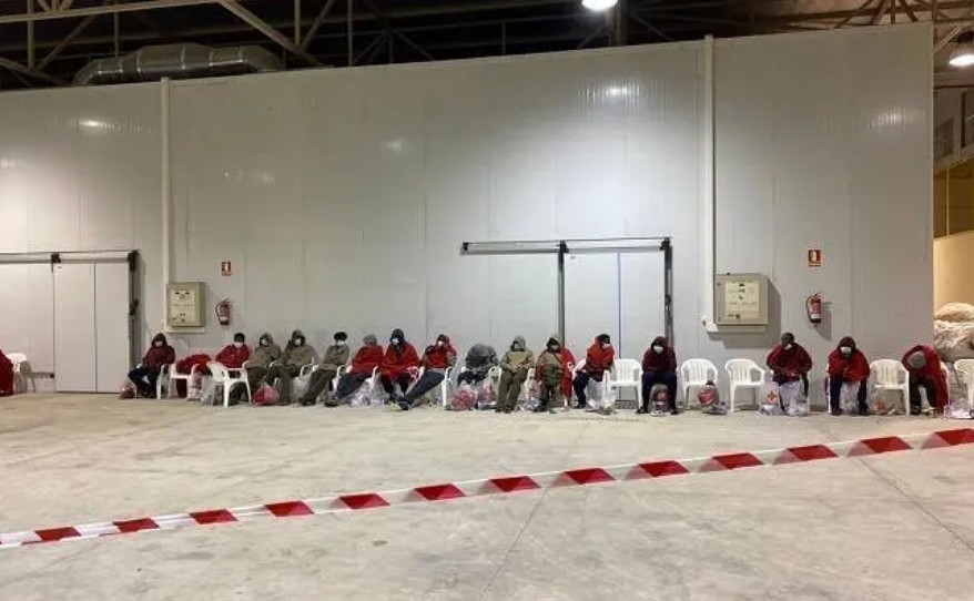 Migrantes llegados en patera durante la pandemia de Covid