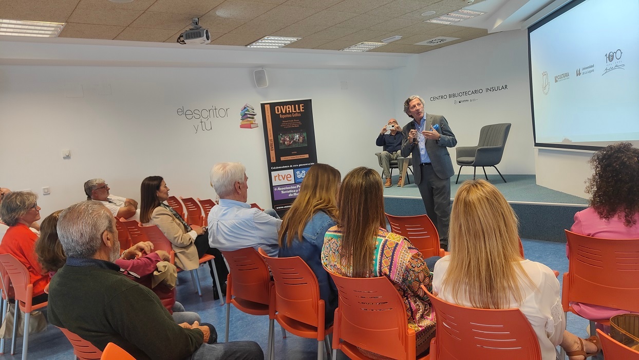 Ovalle en la presentación