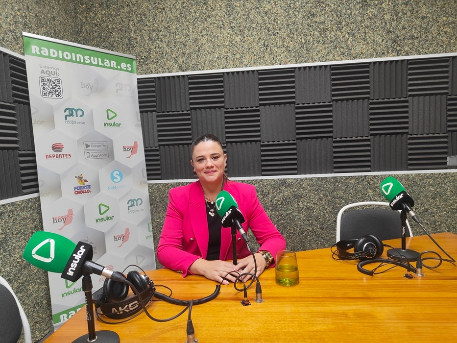 Nuria Cabrera, durante la entrevista