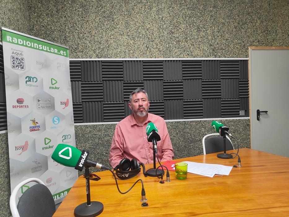 Gabriel Rodríguez en la entrevista