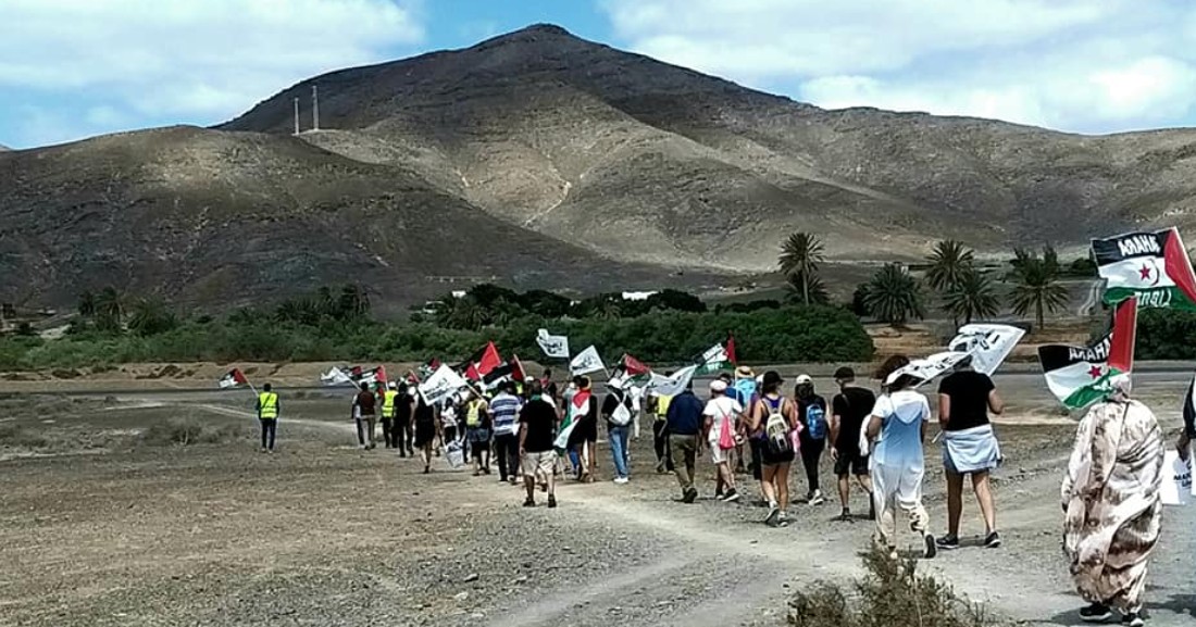 Marcha en Fuerteventura sahra