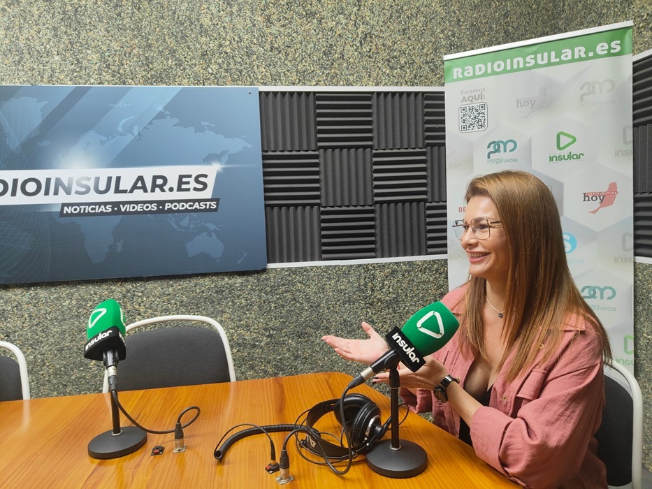 Mayra Marichal, de perfil en la entrevista