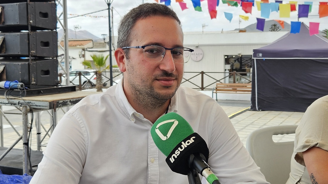 José Vicente Calero en Los Lajares