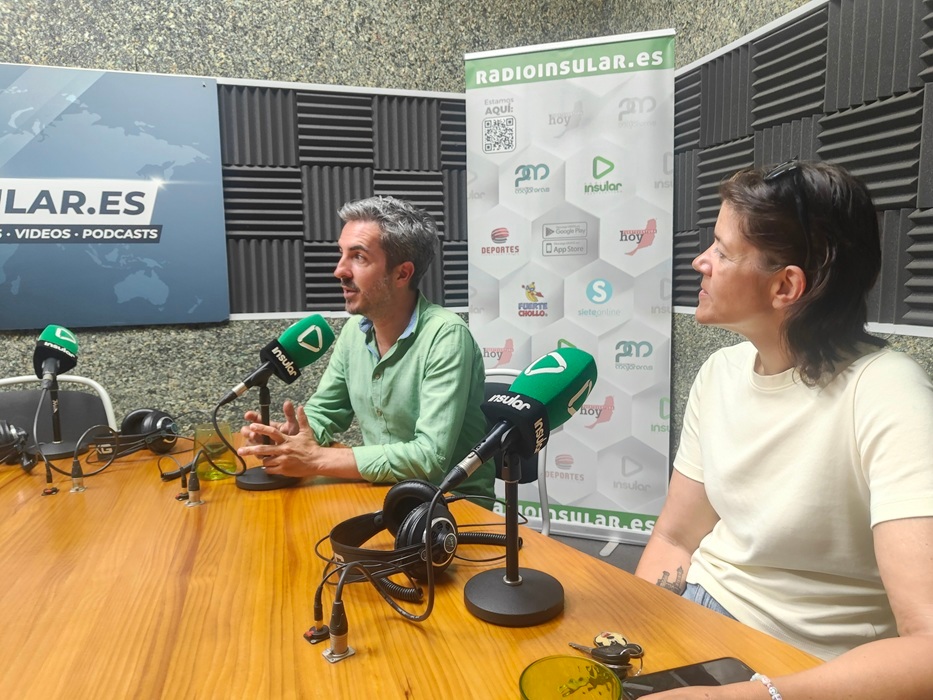 Durante la entrevista del FEM