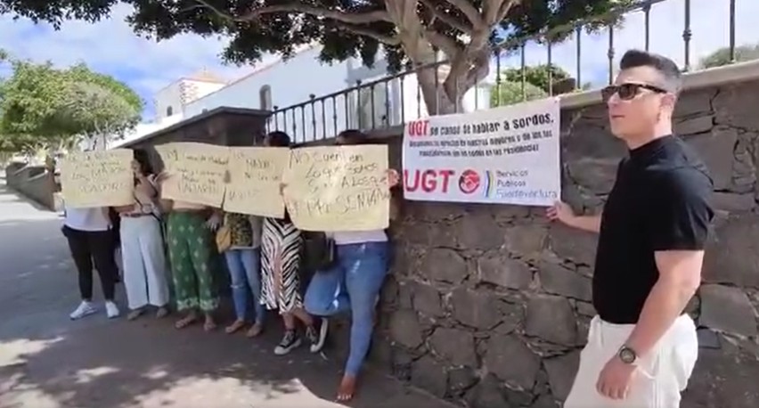 movilización UGT Residencia