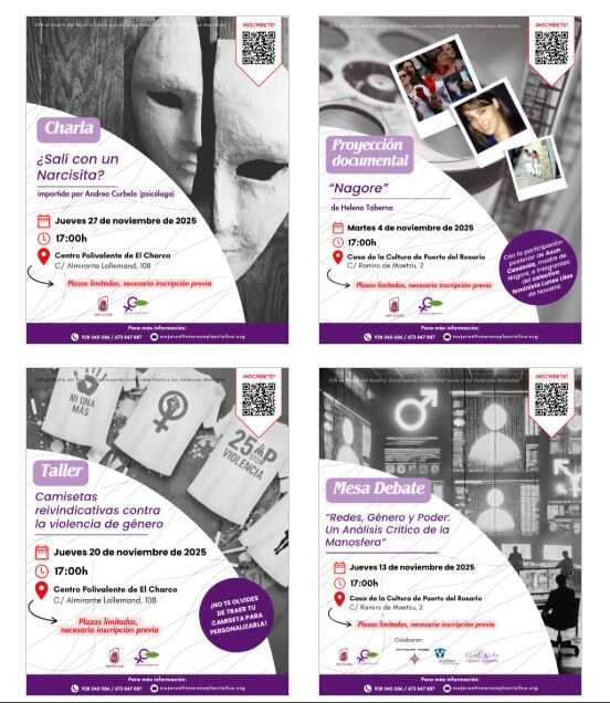 cartel 25N Puerto del Rosario