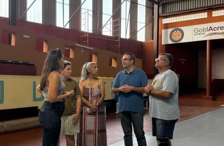 Grupo  PP La OLiva en el Pabellón José Umpiérrez