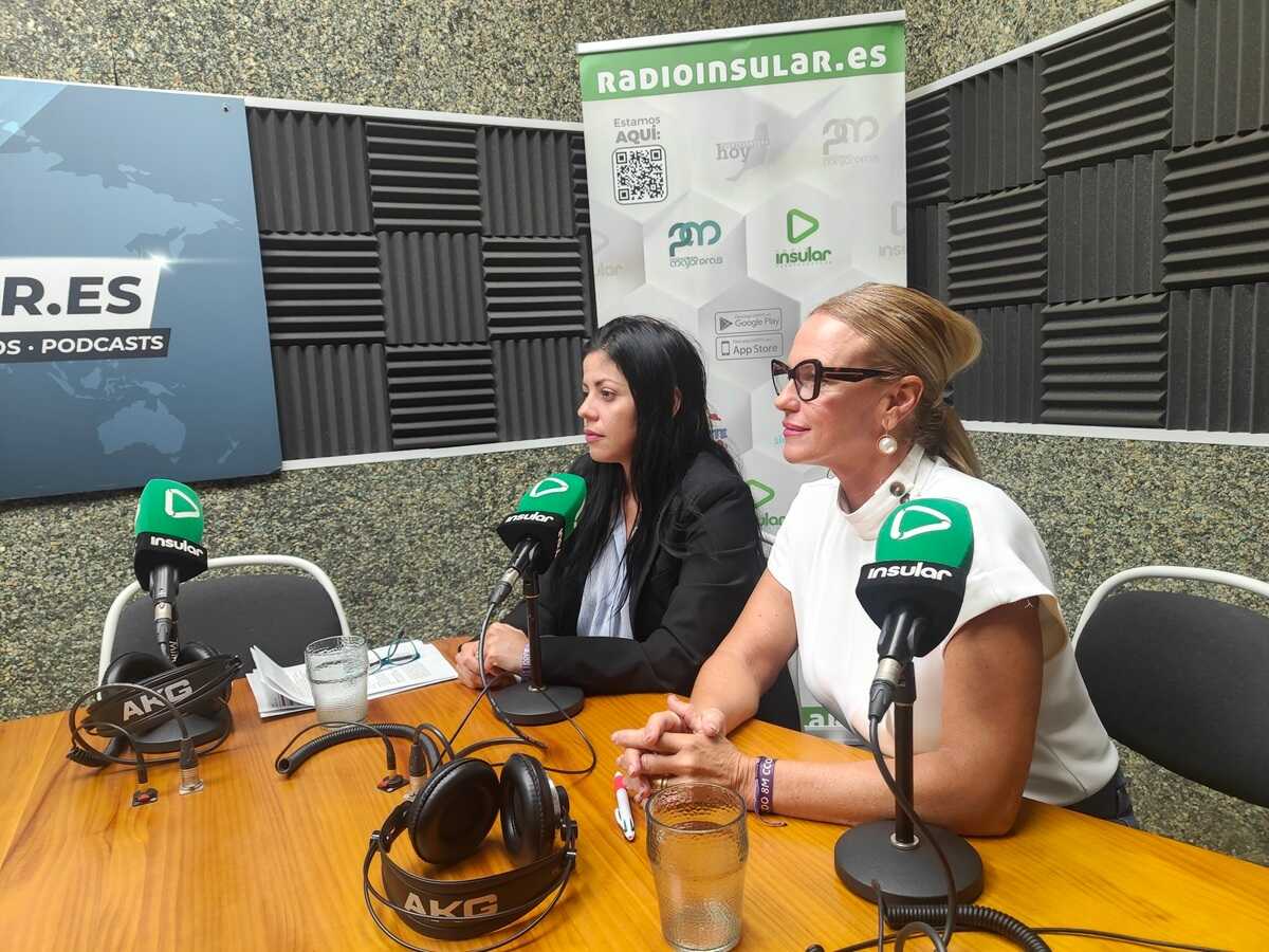 Rivera y Chávez durante la entrevista