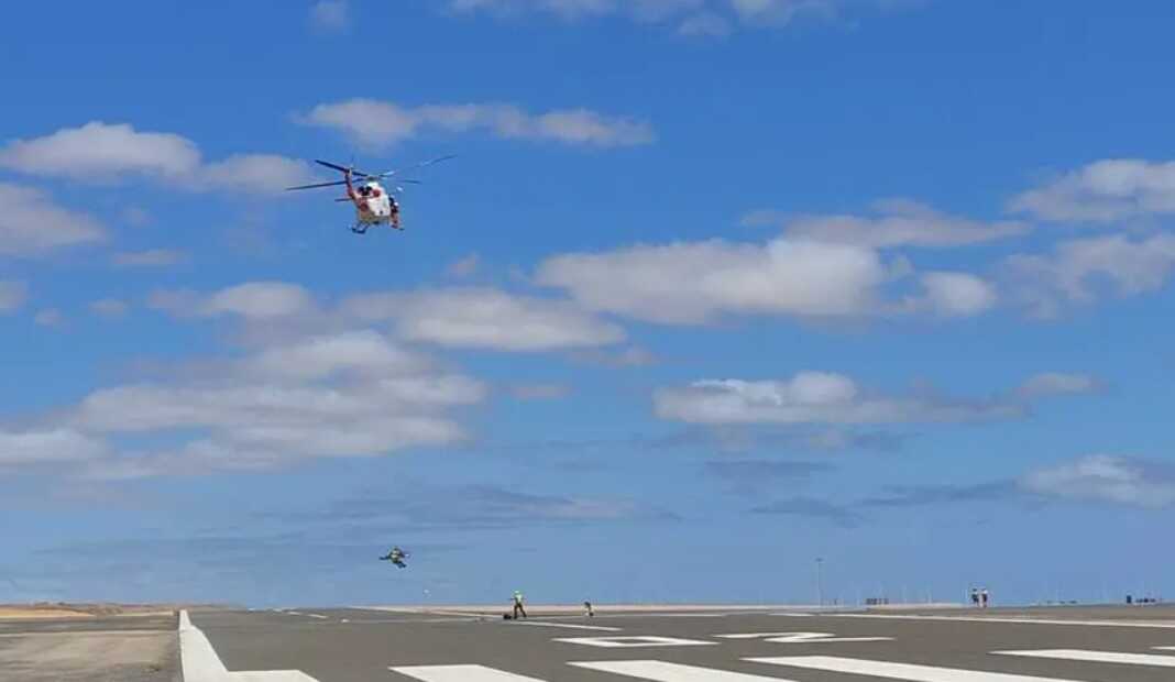 Simulacro en el Parque
