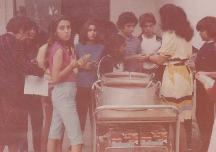 comedor en la Escuela Hogar