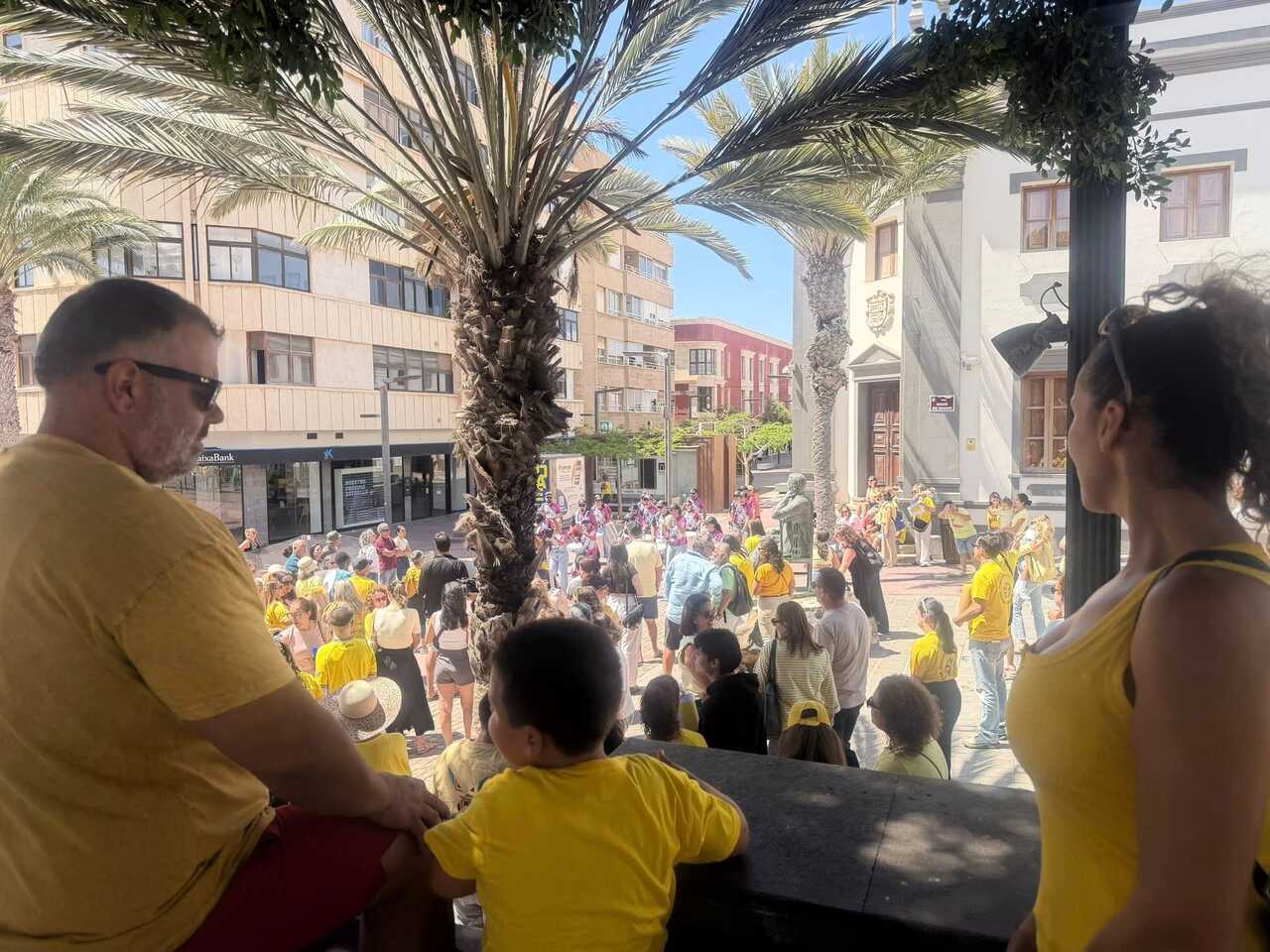 manifestación amarilla