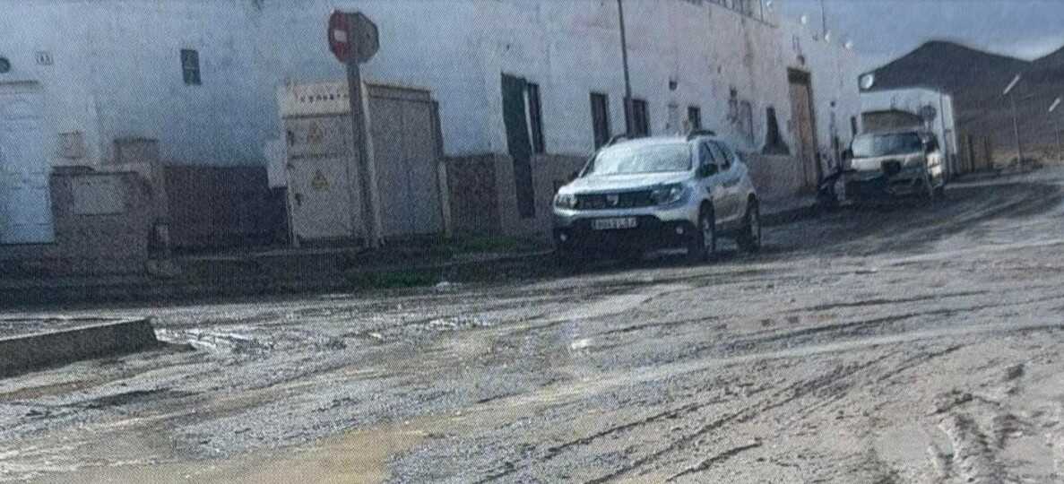 Las calles de La Mareta cuando llueve