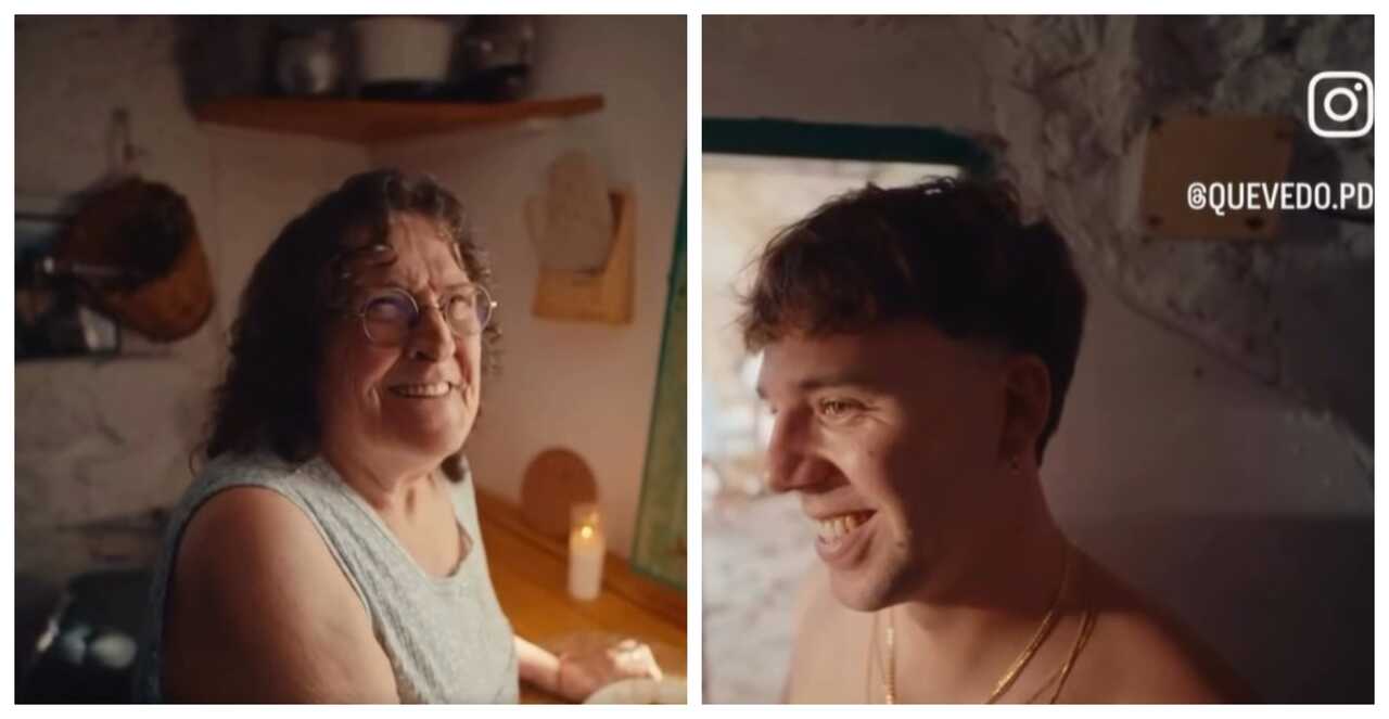 Lorenza Machín en el vídeo de Quevedo